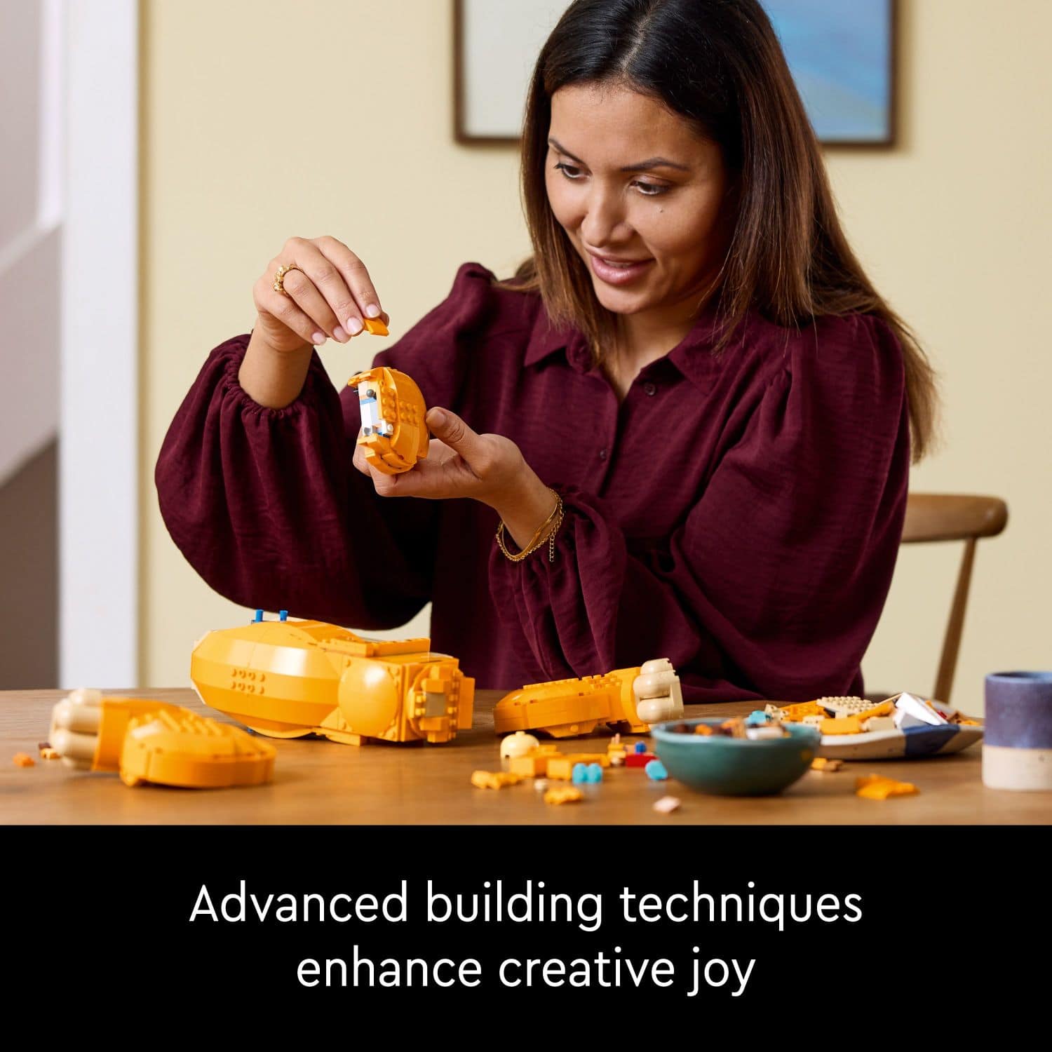 1 I 19 Advanced building techniques enhance creative joy.