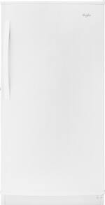 Whirlpool - 15.7 Cu. Ft. Frost-Free Upright Freezer - White - Front_Standard