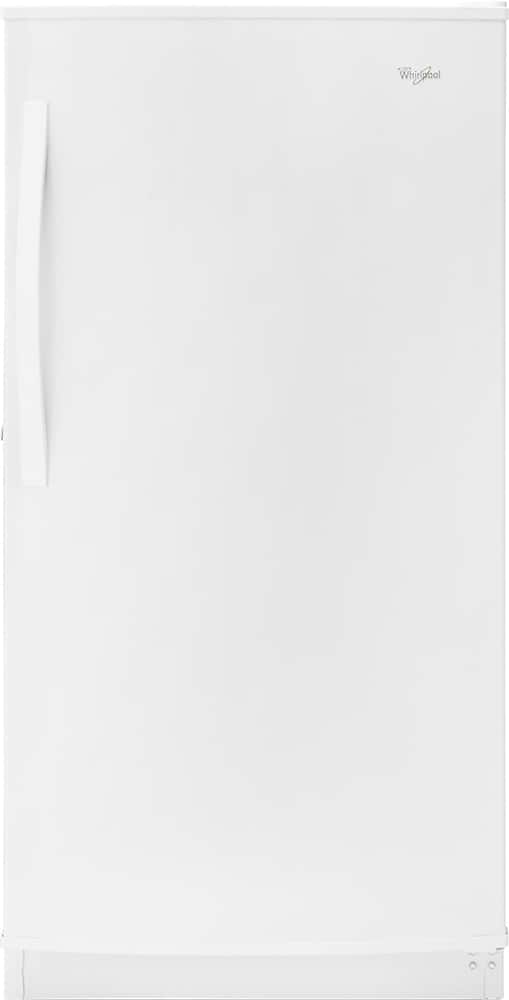 Whirlpool - 15.7 Cu. Ft. Frost-Free Upright Freezer - White - Front_Zoom