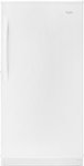 Front. Whirlpool - 15.7 Cu. Ft. Frost-Free Upright Freezer - White.