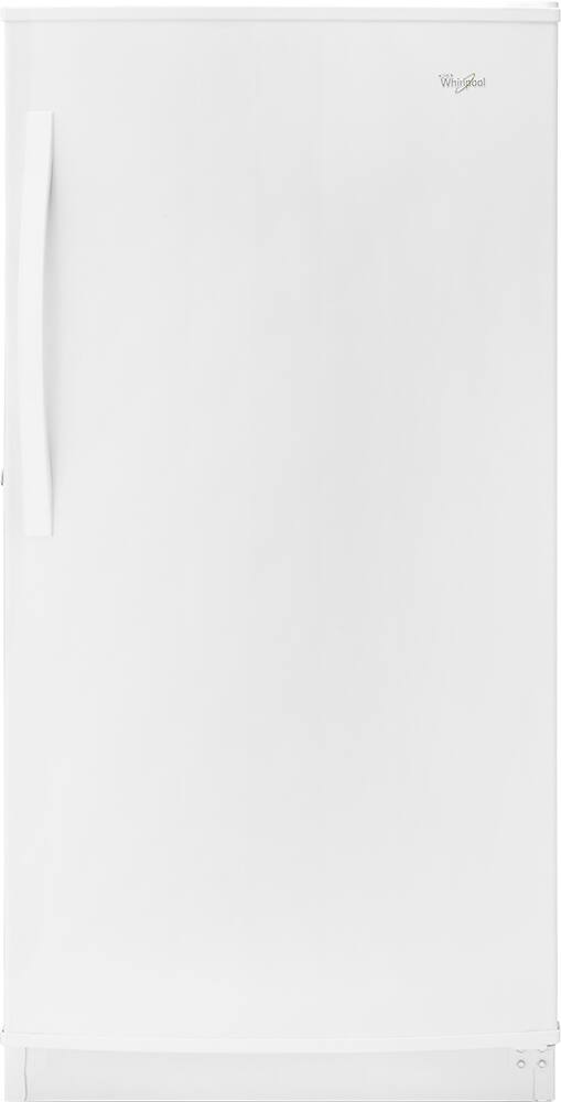 Front. Whirlpool - 15.7 Cu. Ft. Frost-Free Upright Freezer - White.