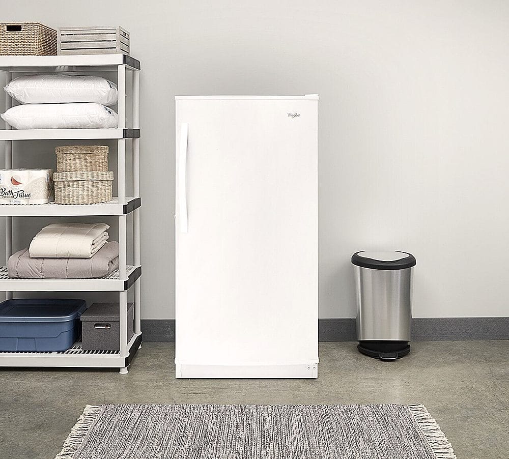 Alt View 16. Whirlpool - 15.7 Cu. Ft. Frost-Free Upright Freezer - White.