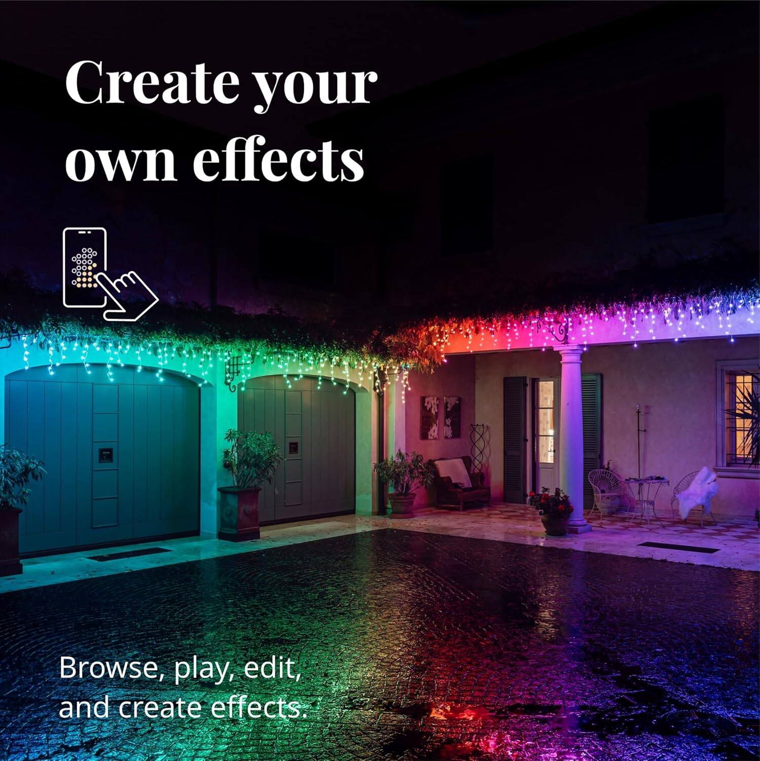 Create your own effects. Browse, play, edit, and create effects.