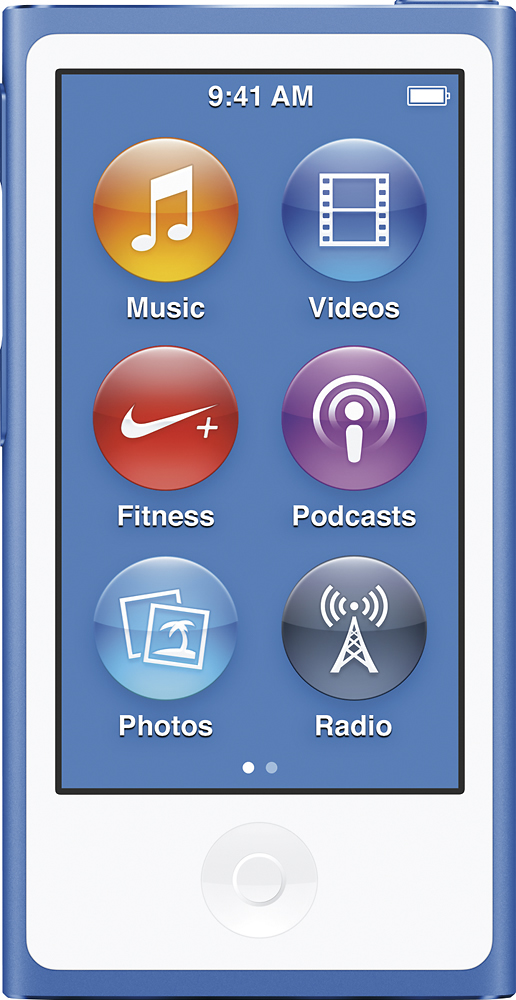 Apple iPod nano® 16GB MP3 Player (8th Generation Latest Model) Blue  MKN02LL/A - Best Buy