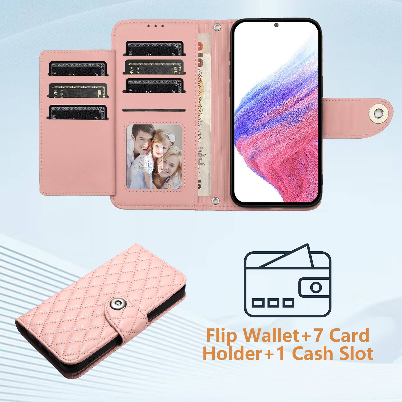 Flip Wallet+7 Card Holder+1 Cash Slot