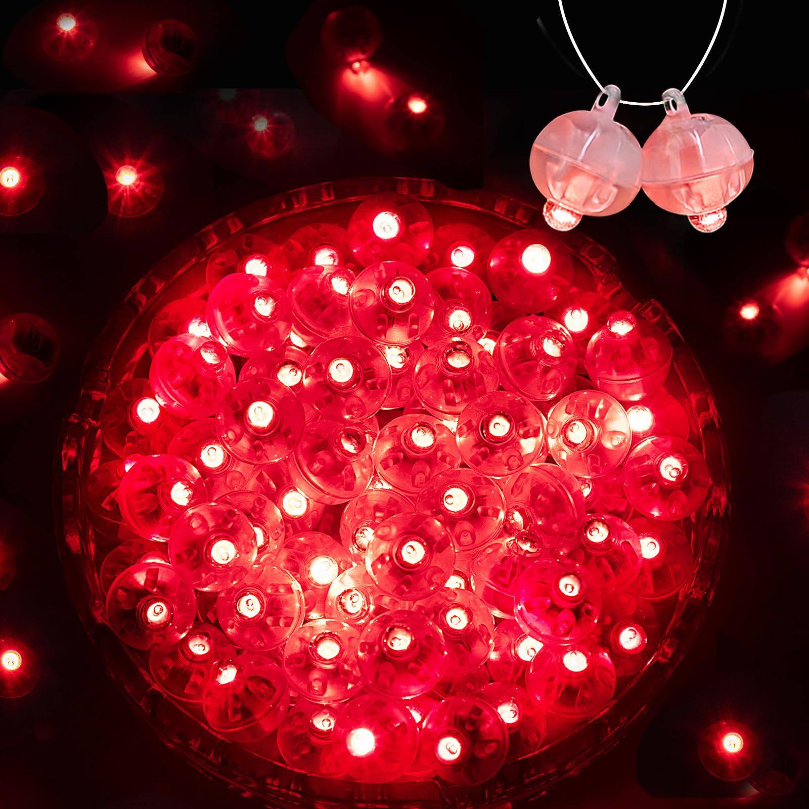 Glow steadily Red-100 Pcs