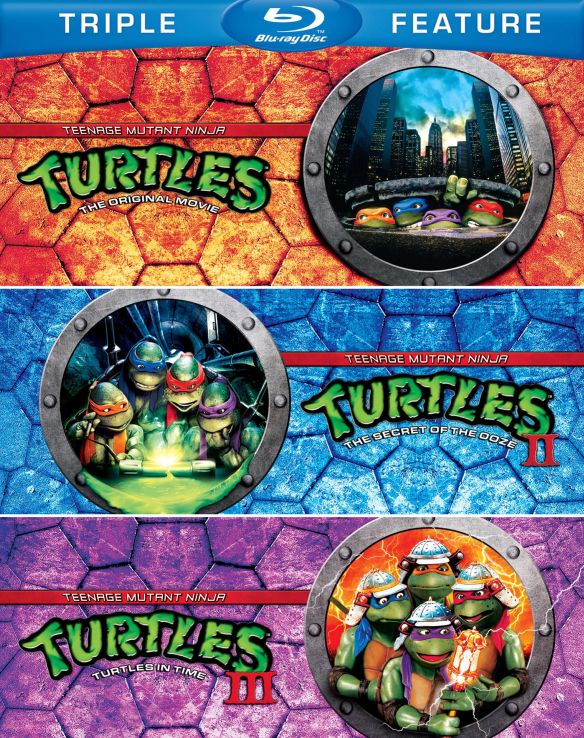  Teenage Mutant Ninja Turtles Triple Feature [3 Discs] [Blu-ray]