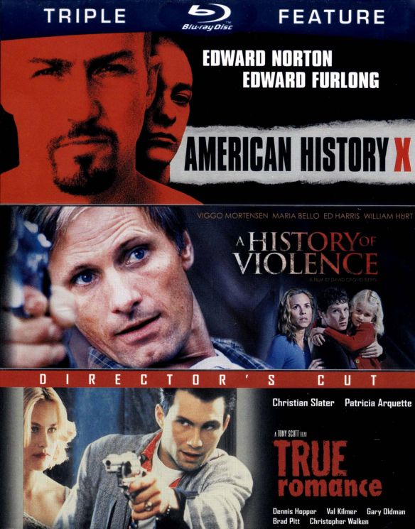  American History X/A History of Violence/True Romance [3 Discs] [Blu-ray]