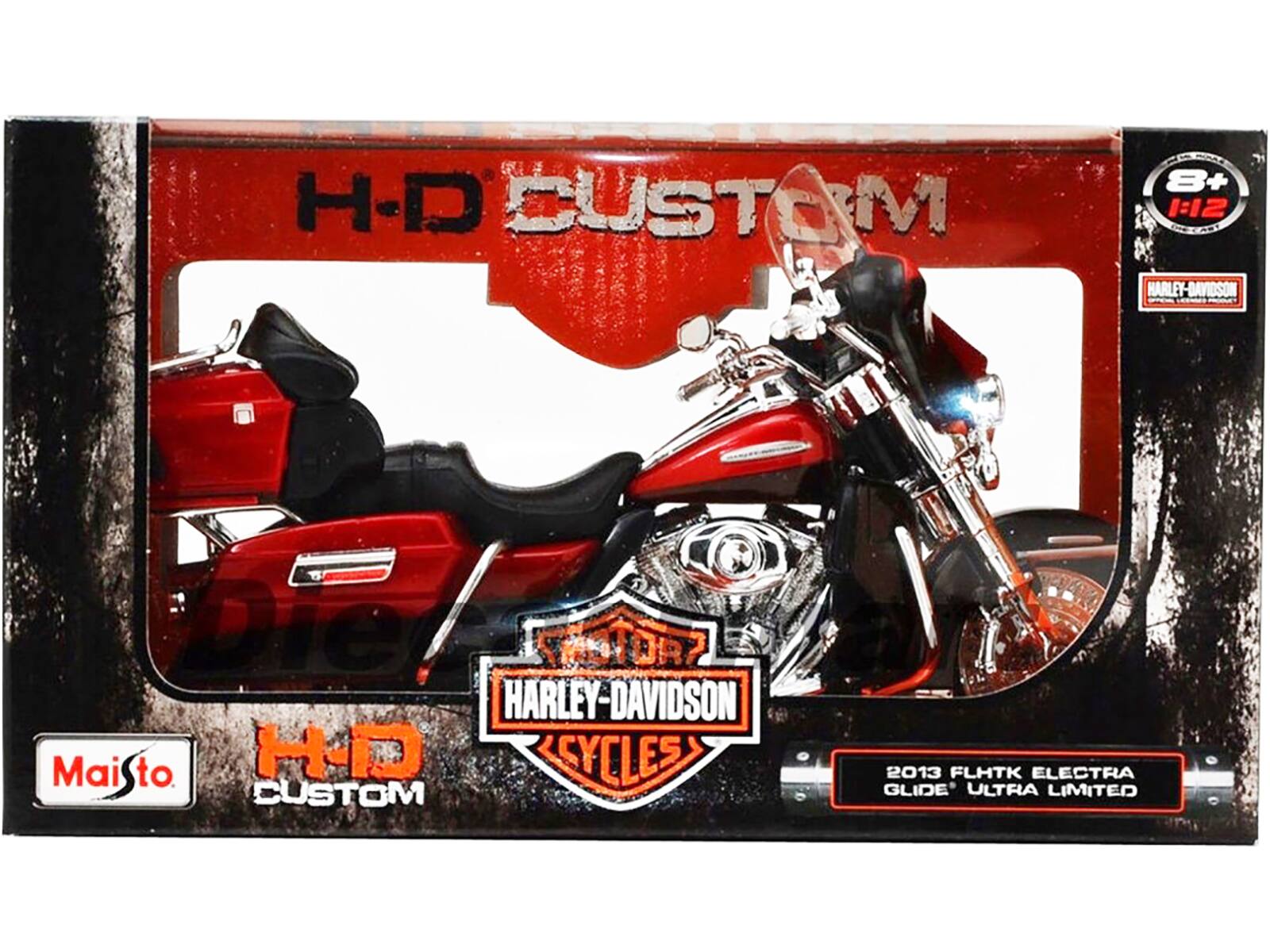H-D CUSTOM M 8+ 1/12 HARLEY-DAVIDSON Die SAHDR J HARLEY-DAVIDSON MaiSto to HD SYCLES CUSTOM 2013 FLHTK ELECTRA GLIDE ULTRA LIMITED