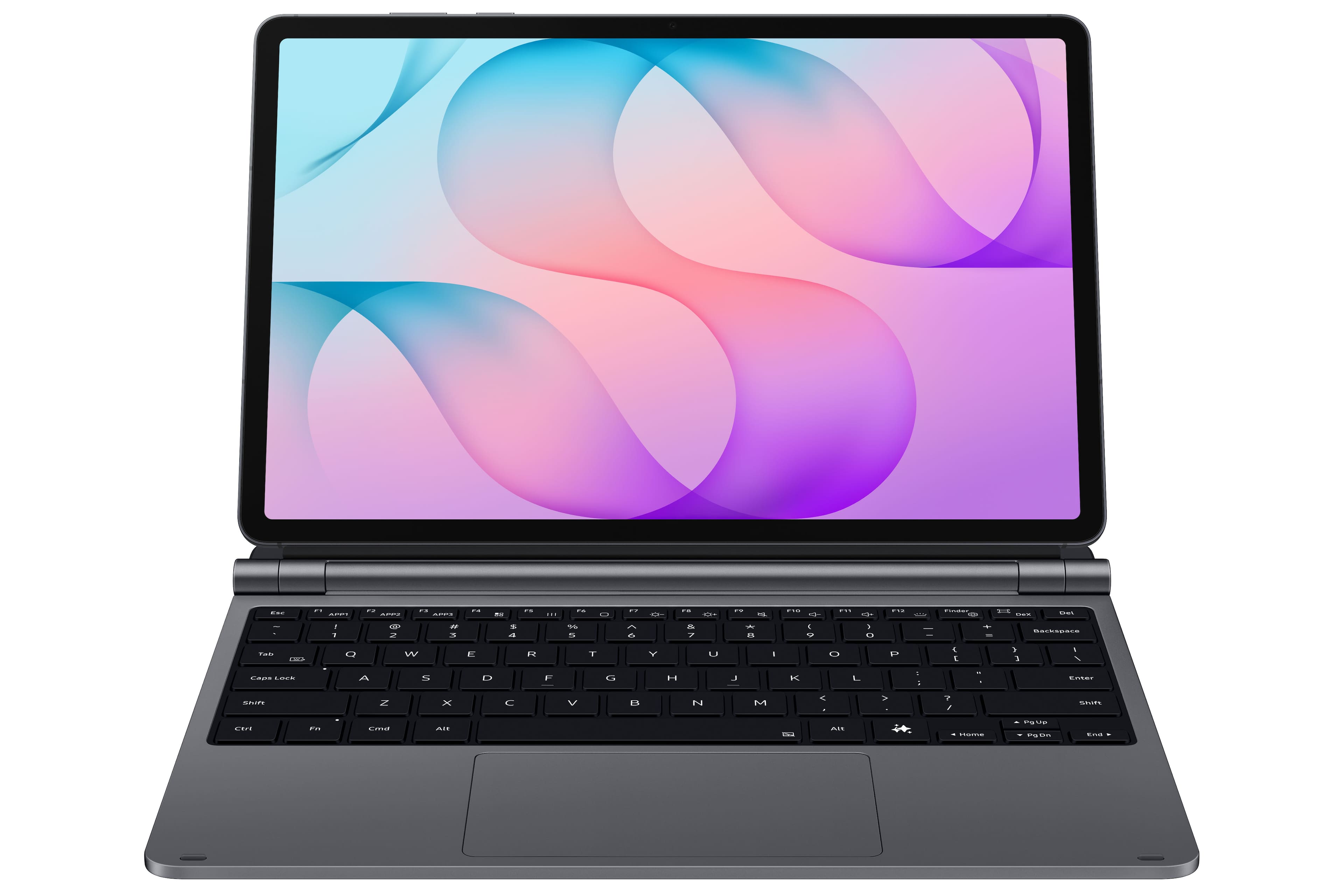 Samsung - Galaxy Tab S12+ Pro Keyboard - AI Key - Gray