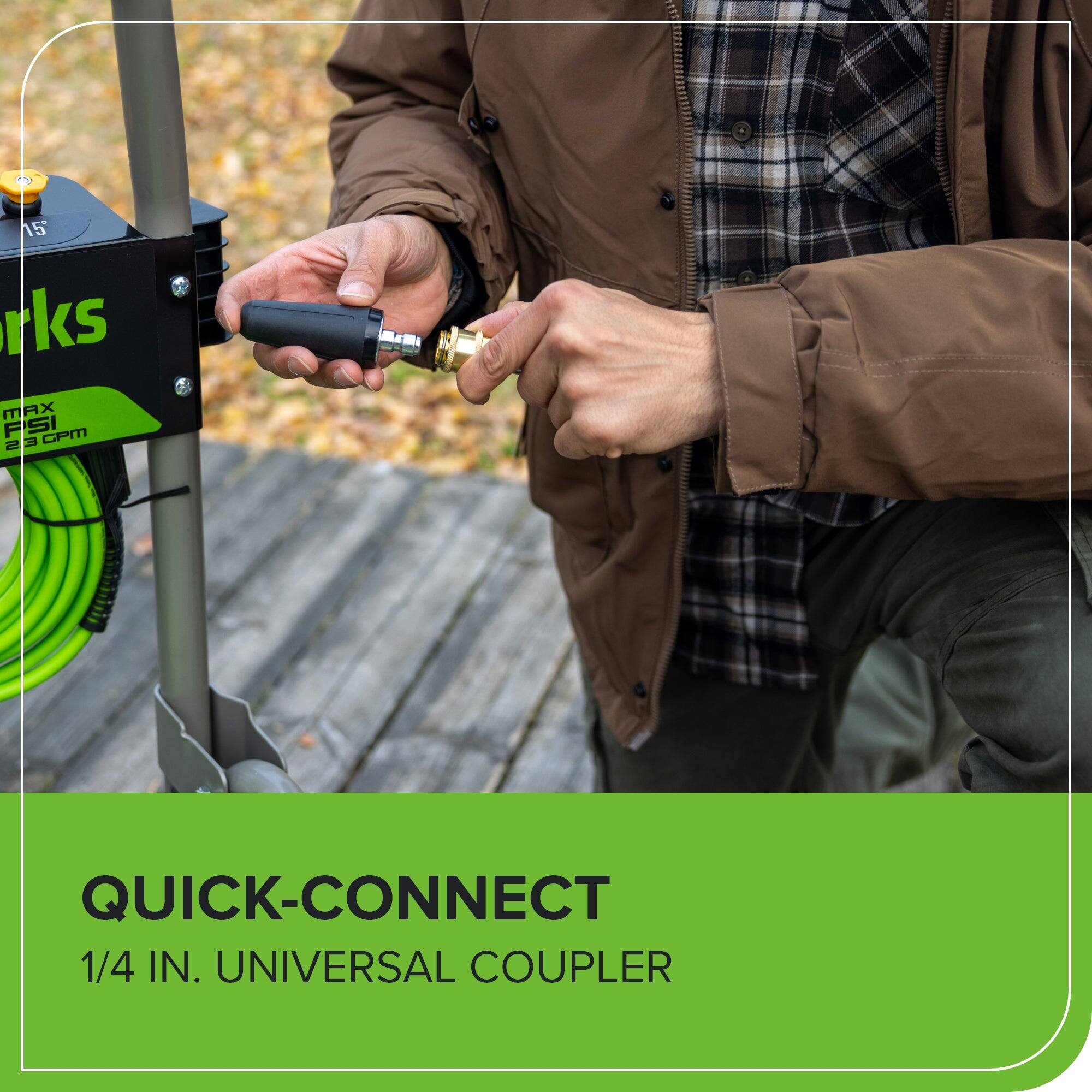 15 rks MAX FSI Gem 23 QUICK-CONNECT 1/4 IN. UNIVERSAL COUPLER
