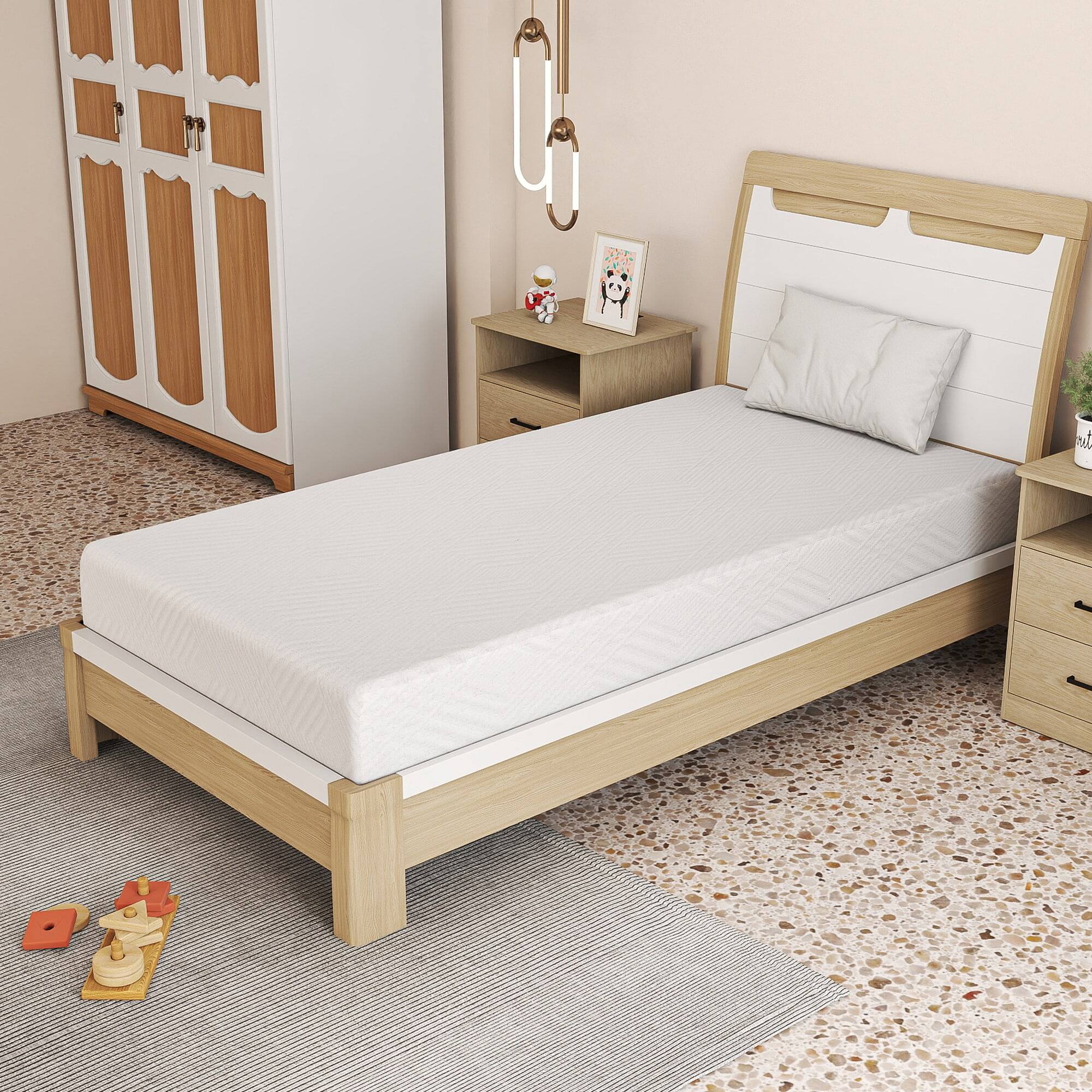 Alt View 6. Kadyn - Tea Memory Foam Mattress, Cooling Gel, Fiberglass-Free, CertiPUR-US Certified, Medium Firm - White.