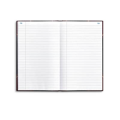 Alt View 1. Staples - Record Book, 300 Sheets/Book - Black.
