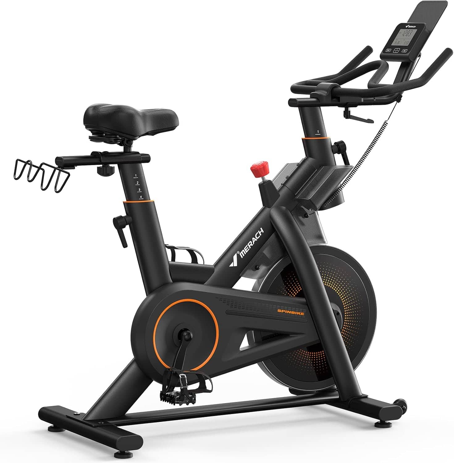 MERACH S29 Magnetic Exercise Bike, Indoor Cycling Bike with Self