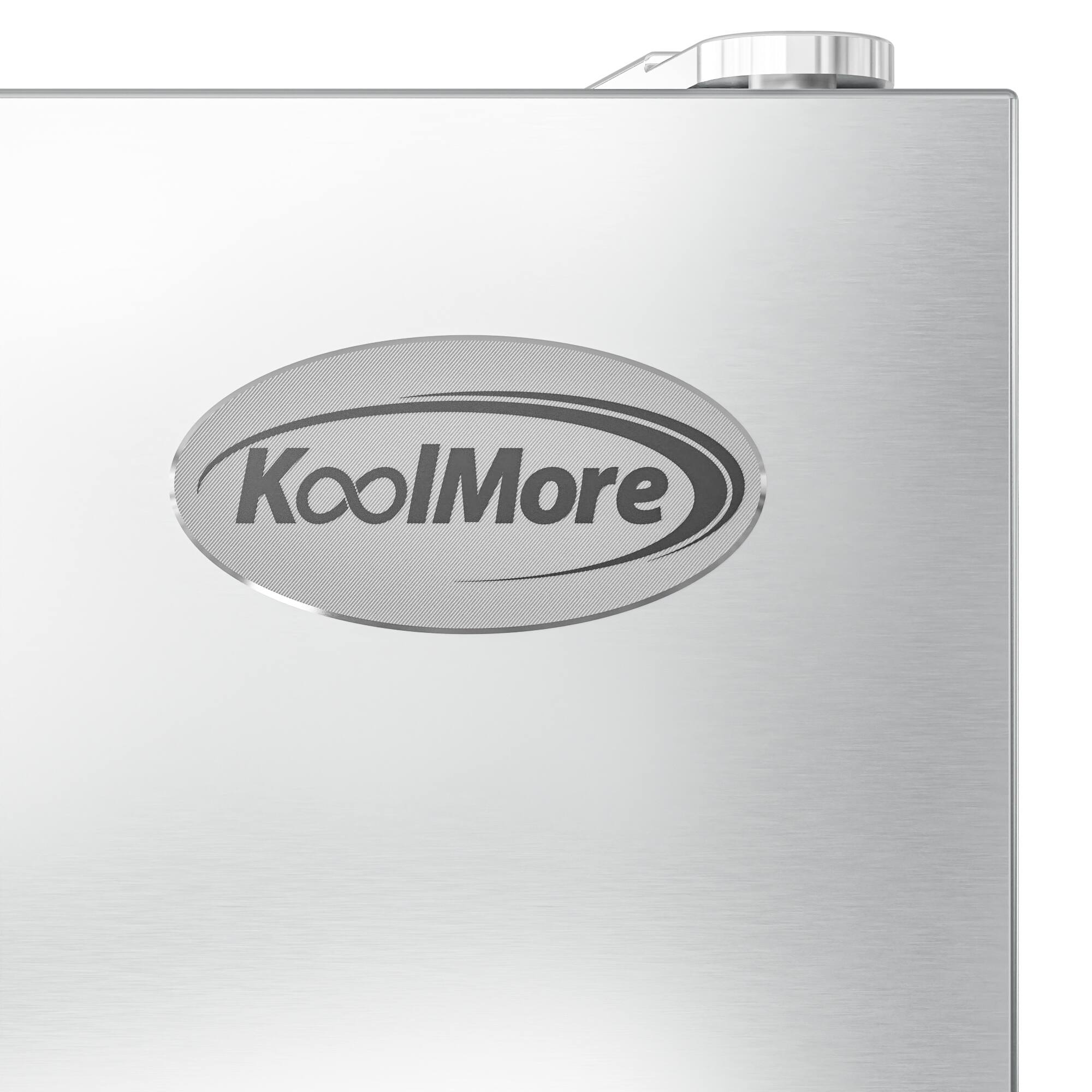 Alt View 3. Koolmore - 25 in. Commercial Stainless Steel 1-Door Reach-In Refrigerator, 12 cu. ft. RIR-1D-SS12C - Stainless-Steel.