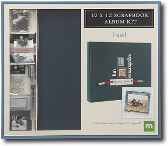 Best Buy: Making Memories Travel Scrapbook Kit Midnight Blue 24015
