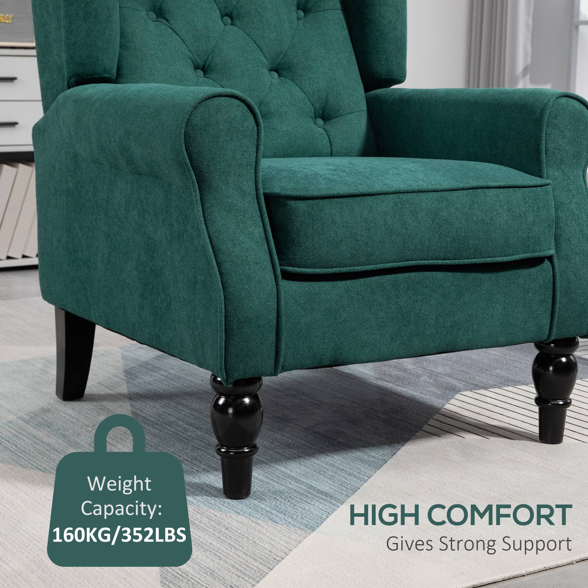 Weight Capacity: 160KG/352LBS
HIGH COMFORT
Gives Strong Support