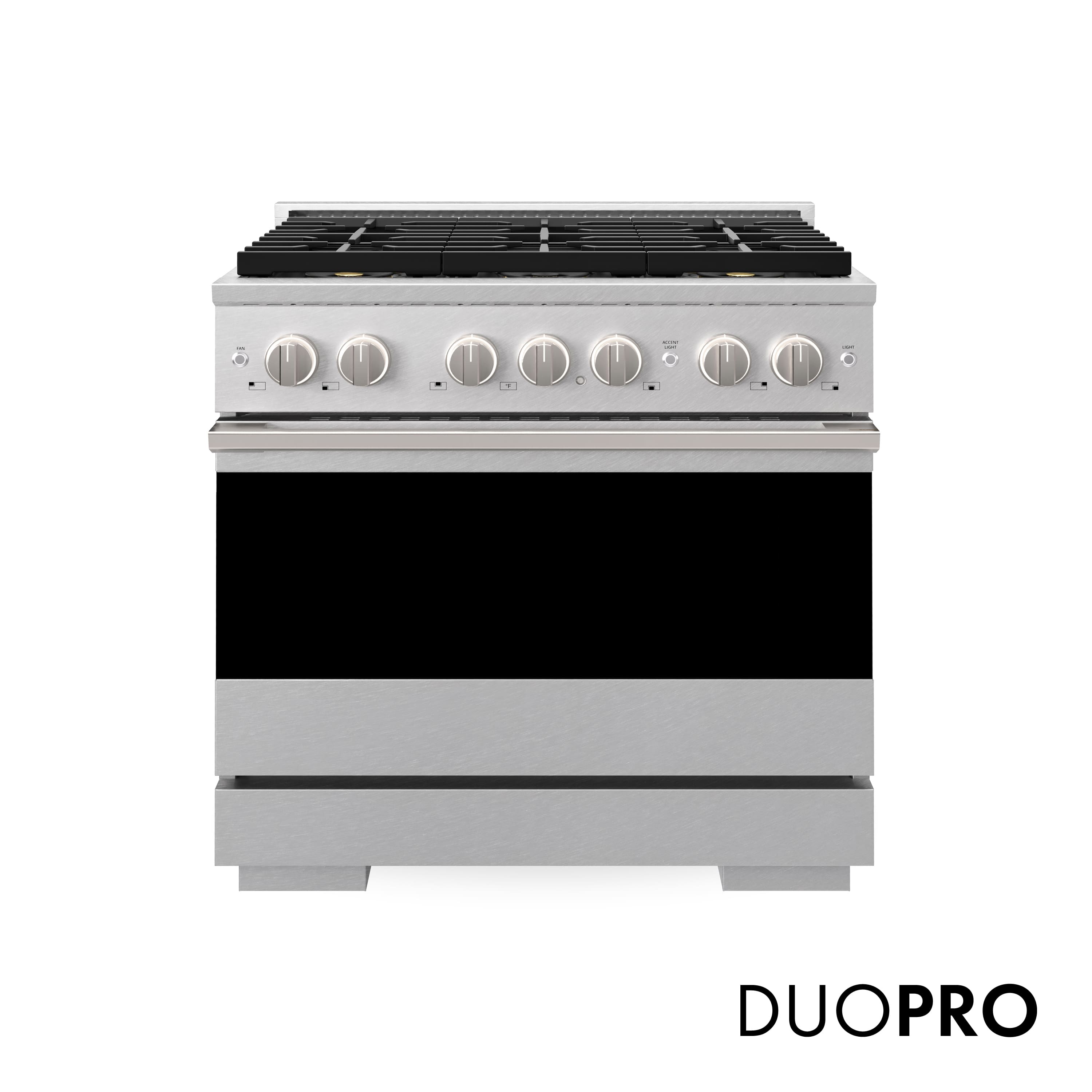 ZLINE - 36 in. 5.2 cu. ft. Marino Freestanding Dual Fuel Range with 6 DuoPro Burners and Convection Oven in Satin Steel - Satin Stainless Steel price history on PriceWatchPro