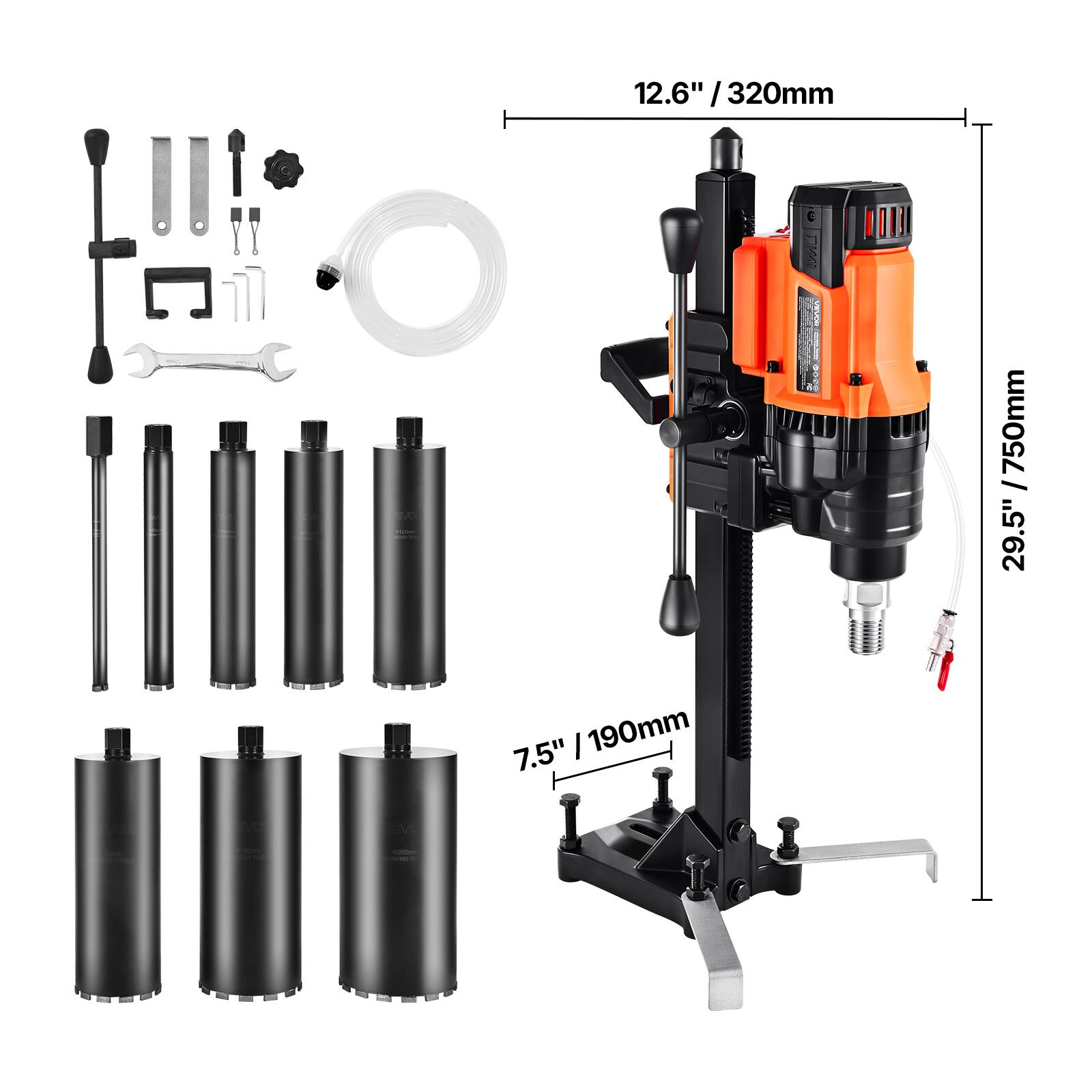 12.6" / 320mm  
29.5" / 750mm  
7.5" / 190mm