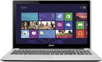 Front Standard. Acer - Aspire 15.6" Touch-Screen Laptop - 4GB Memory - 500GB Hard Drive - Silky Silver.