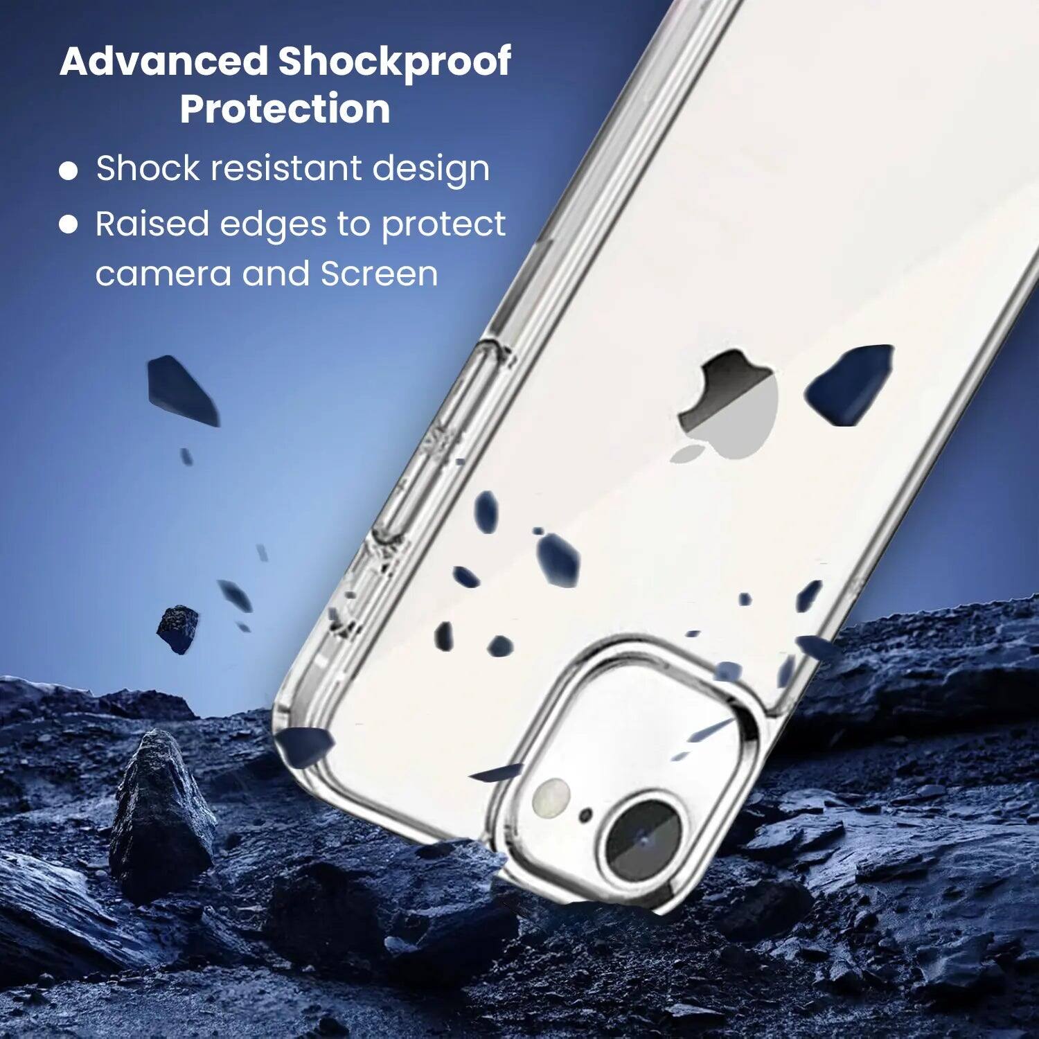 Advanced Shockproof Protection  
- Shock resistant design  
- Raised edges to protect camera and Screen