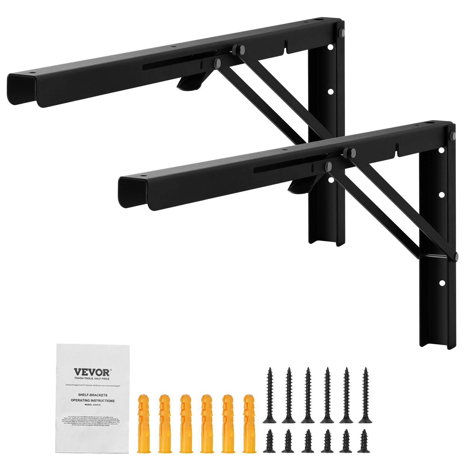 VEVOR - Shelf Brackets Operating Instructions