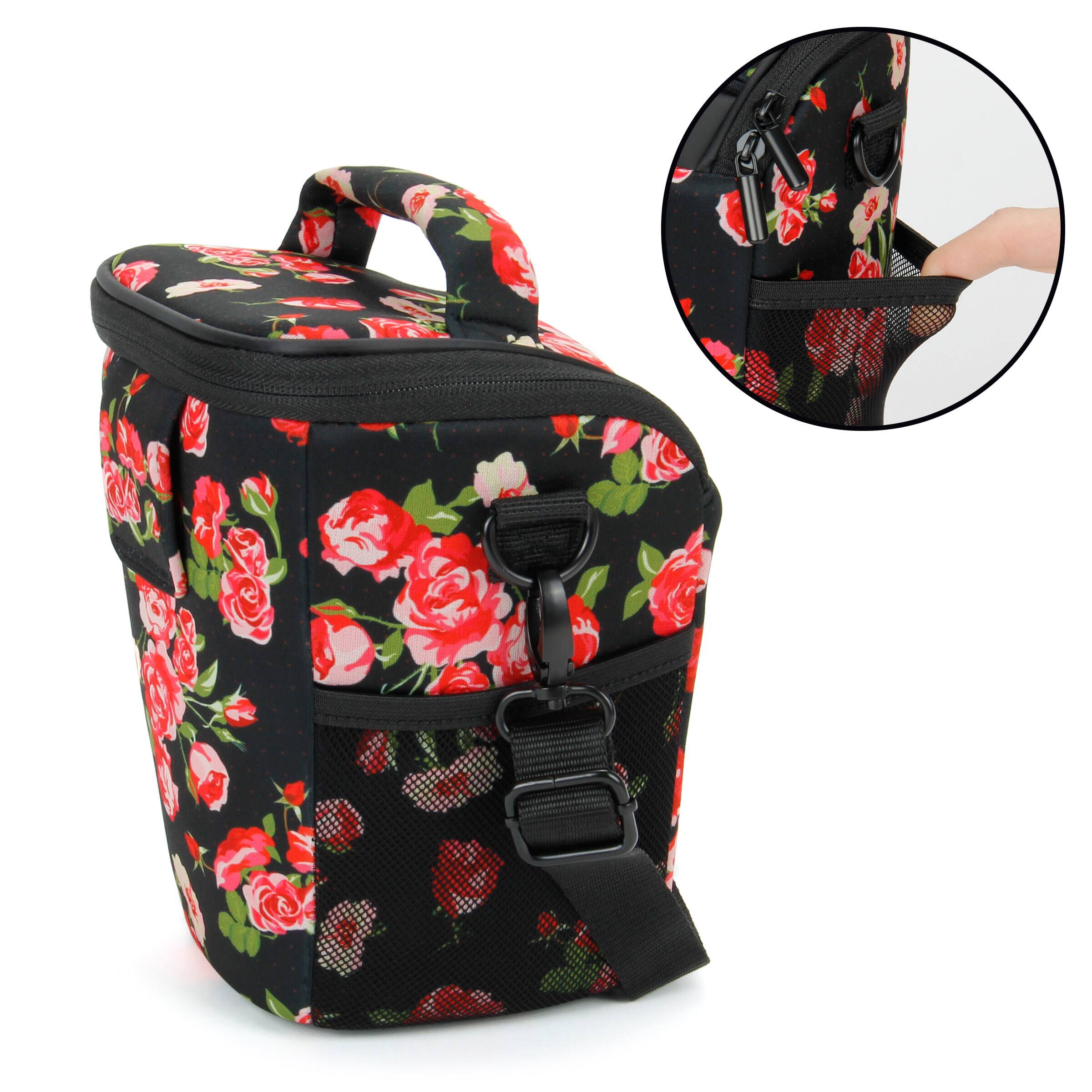 Alt View 2. USA Gear - Portable DSLR Camera Case Bag with Top Loading accessibility.