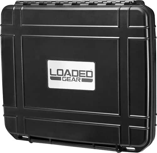 Front. Barska - Loaded Gear HD-10 Tablet Case - Black.