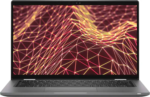 Front. Dell - Latitude 7430 14" Refurbished Touch-Screen Laptop - Intel 12th Gen Core i7 with 32GB Memory - 2TB SSD - Black.
