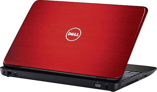 Angle Standard. Dell - Inspiron 14" Laptop - 4GB Memory - 500GB Hard Drive - Red.
