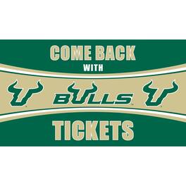 Evergreen Enterprises - South Florida Bulls 28" x 16" Come Back With Tickets Door Mat - Multicolor