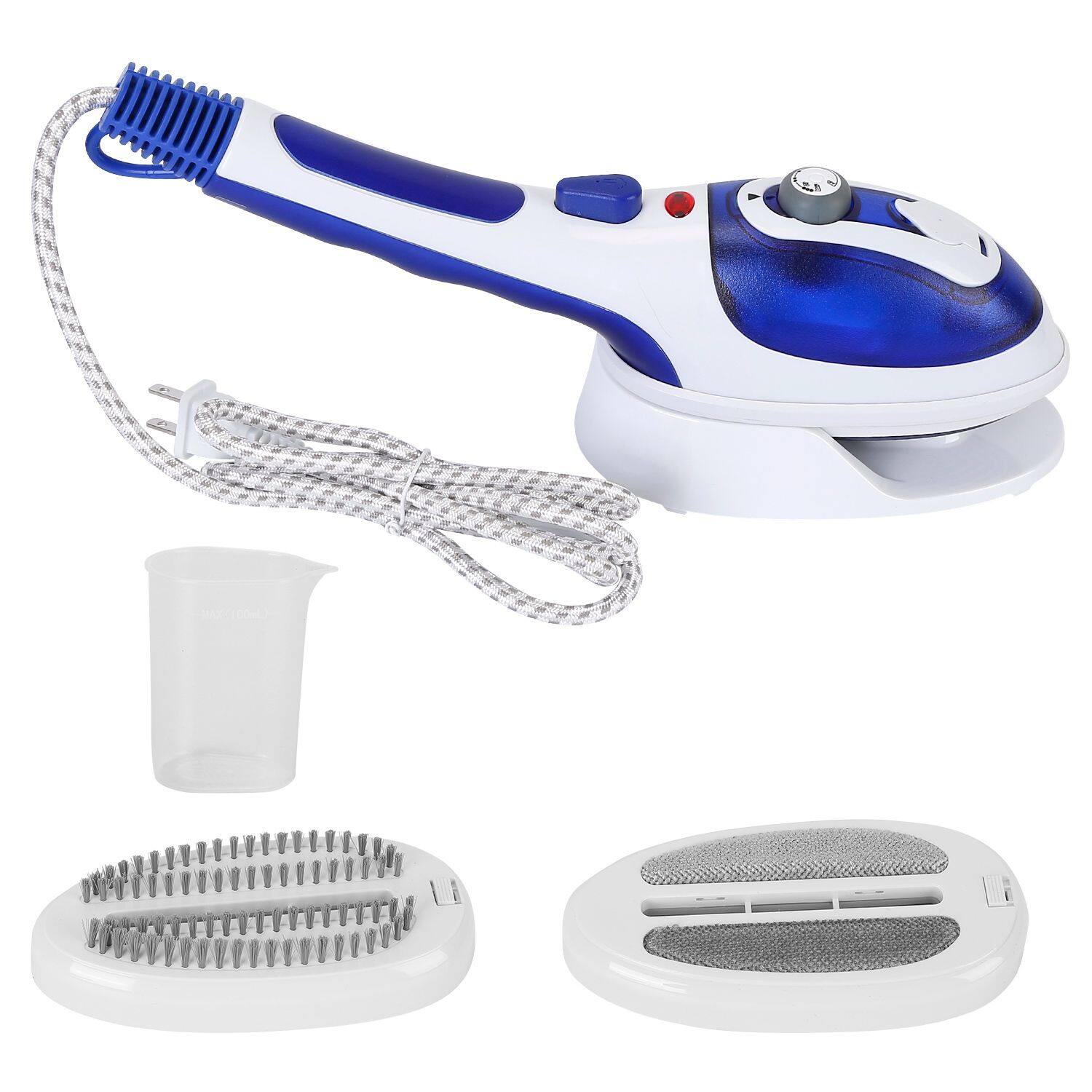 Alt View 4. Forest'nSky - 800W Handheld Steam Brush & Garment Steamer, 3 Adjustable Steam Levels, Anti-Scald & Anti-Drip, Portable Iron - Blue.