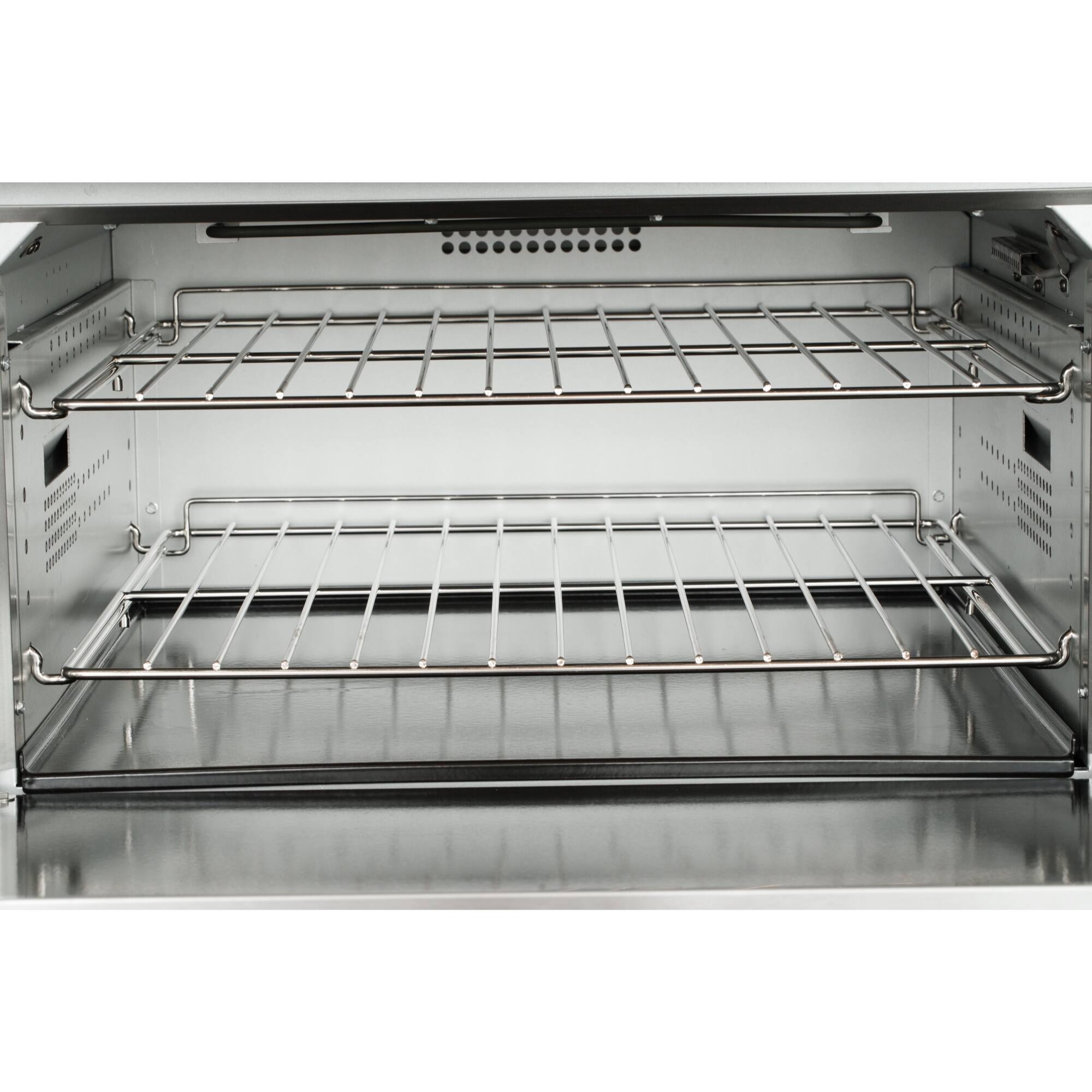 Alt View 5. Koolmore - 36 In. Commercial Electric Range with 6 Burners and 1 Standard Electric Oven in Stainless Steel - 208V 3 Phase - Stainless-Steel.