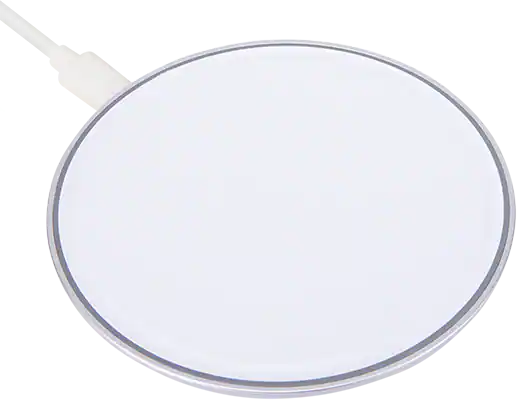 Front. AT&T - AT&T 15W Premium Wireless Charging Pad White.