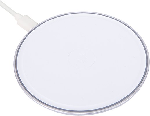 Front. AT&T - AT&T 15W Premium Wireless Charging Pad White.