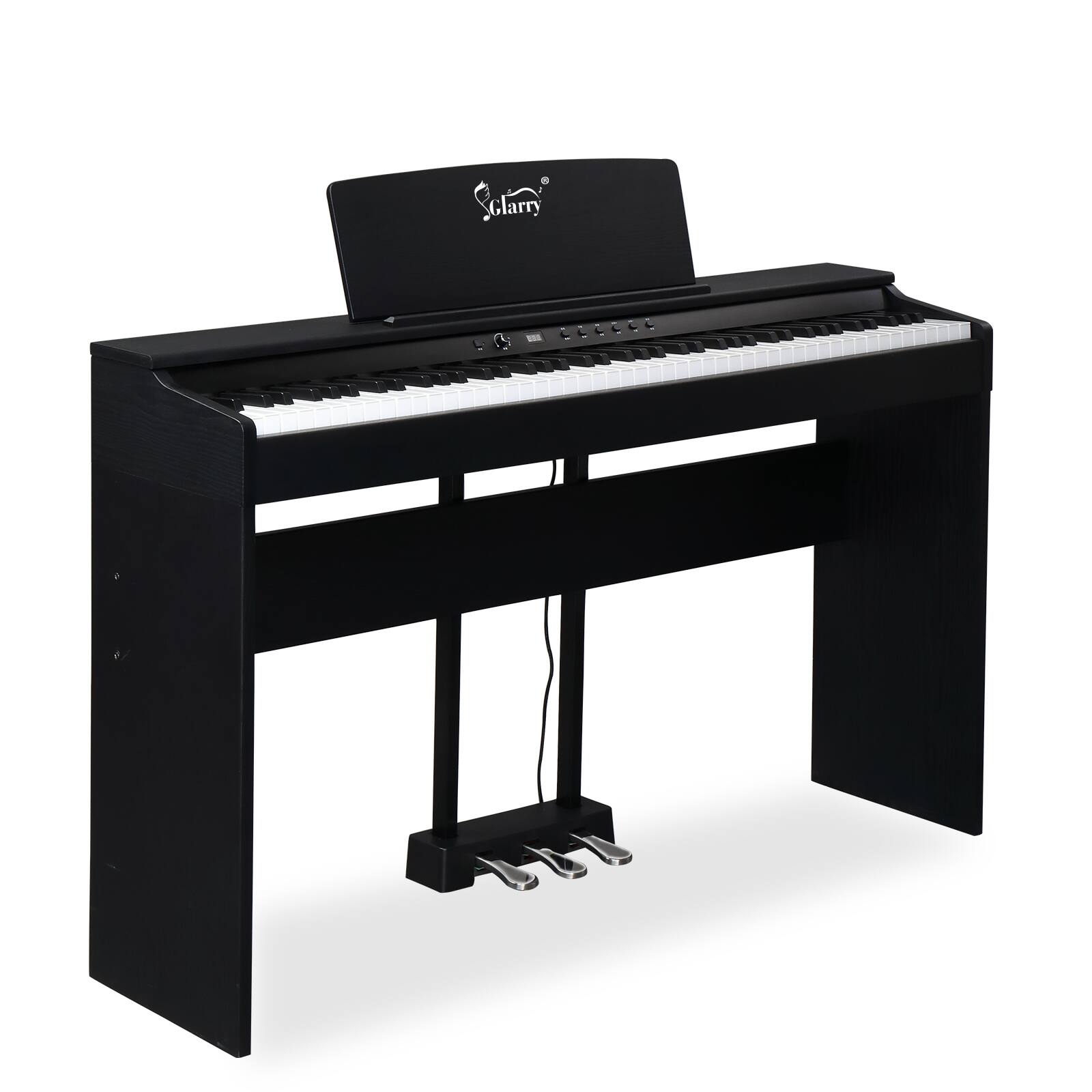 Left. Winado - 88 Key GDP-105 Digital Piano Full Standard Weighted Keyboards 128 Rhythm.