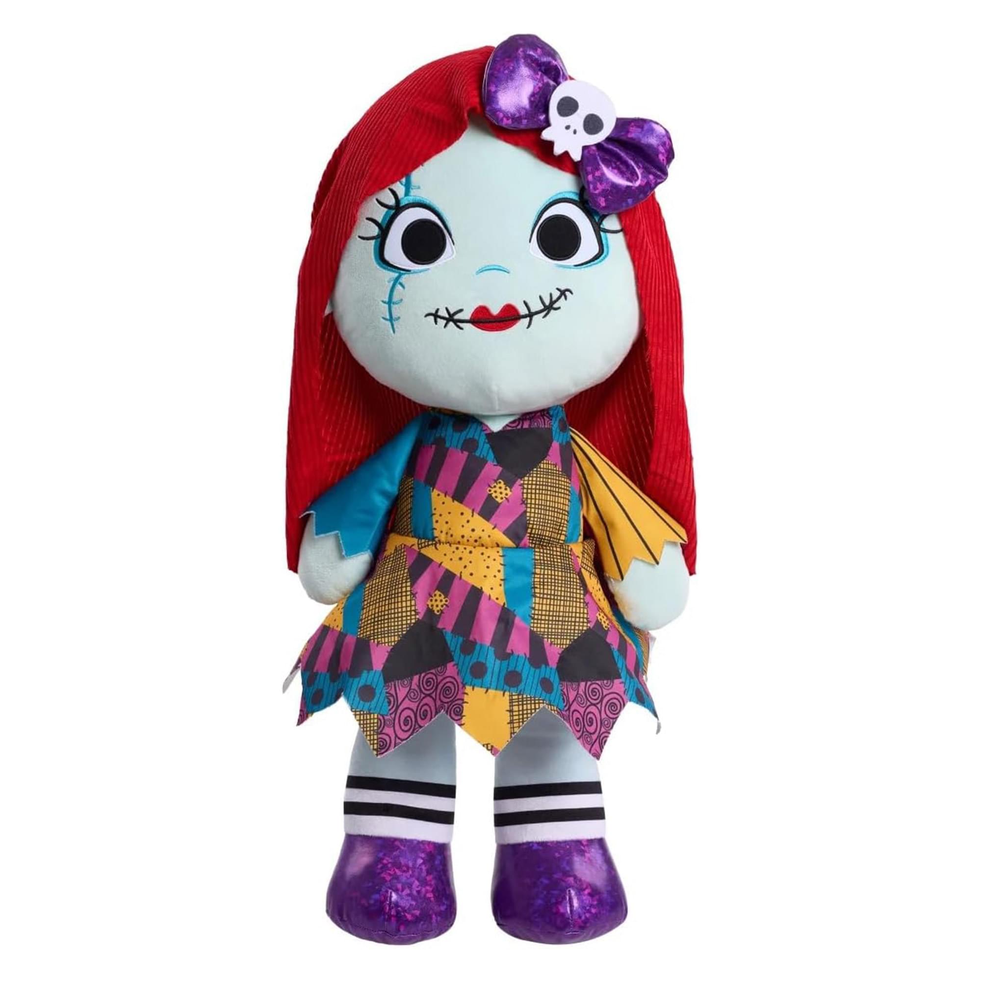 Front. Disney - Nightmare Before Christmas Jumbo 32 Inch Plush | Sally - Red.