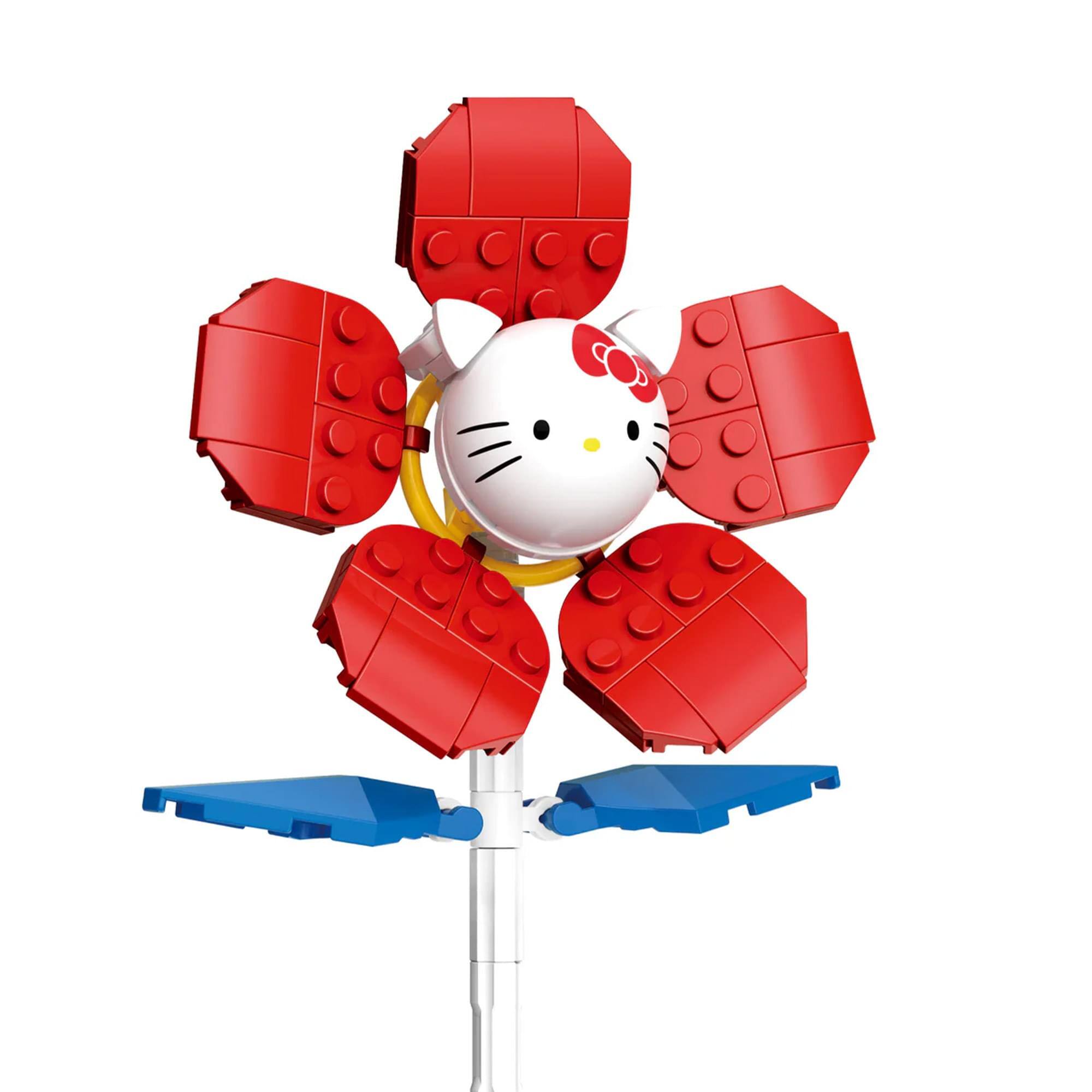 Alt View 10. Brickcraft - Sanrio Hello Kitty Flower 74-Piece Brickcraft Building Set - Multi-Color.