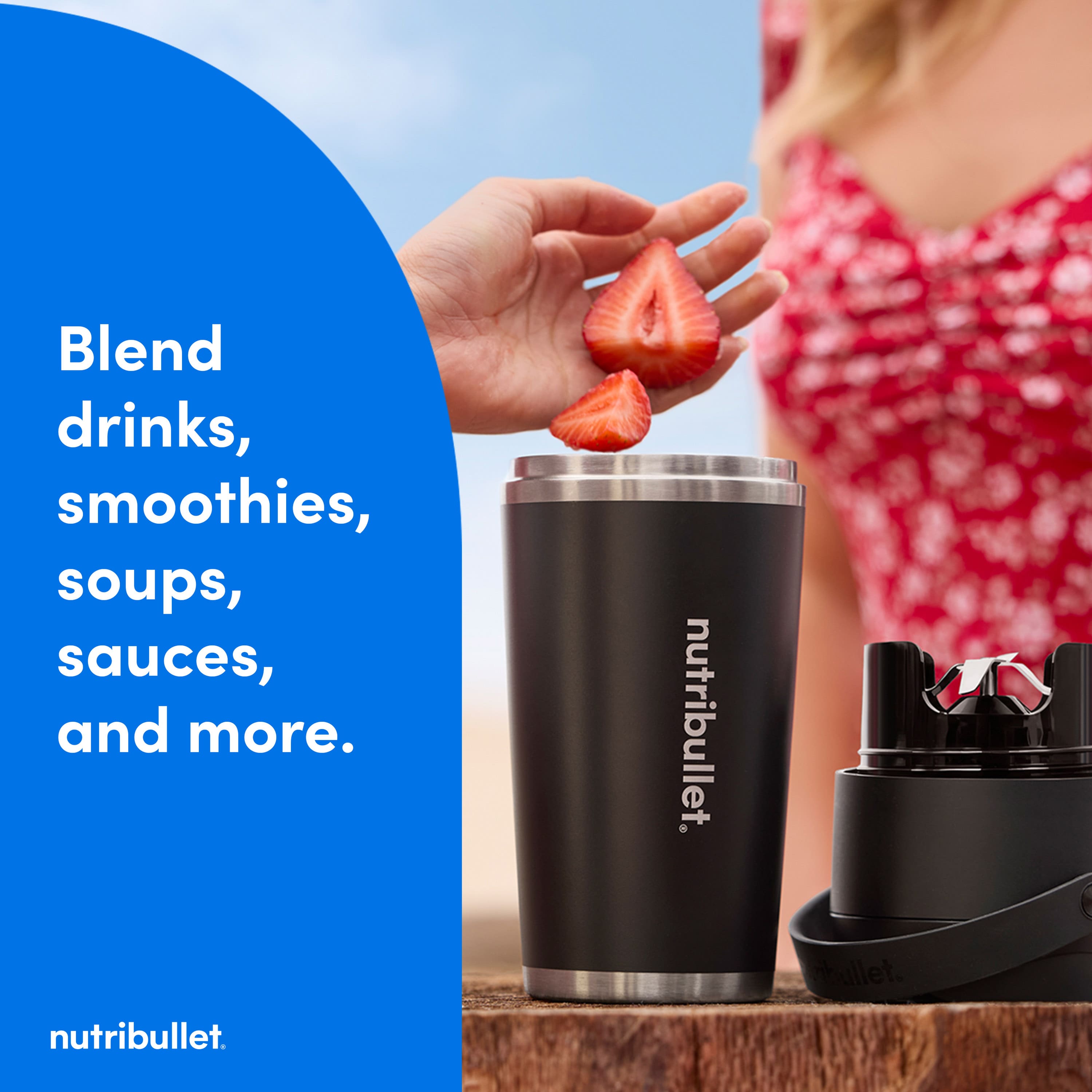 Blend drinks, smoothies, soups, sauces, and more. nutribullet.