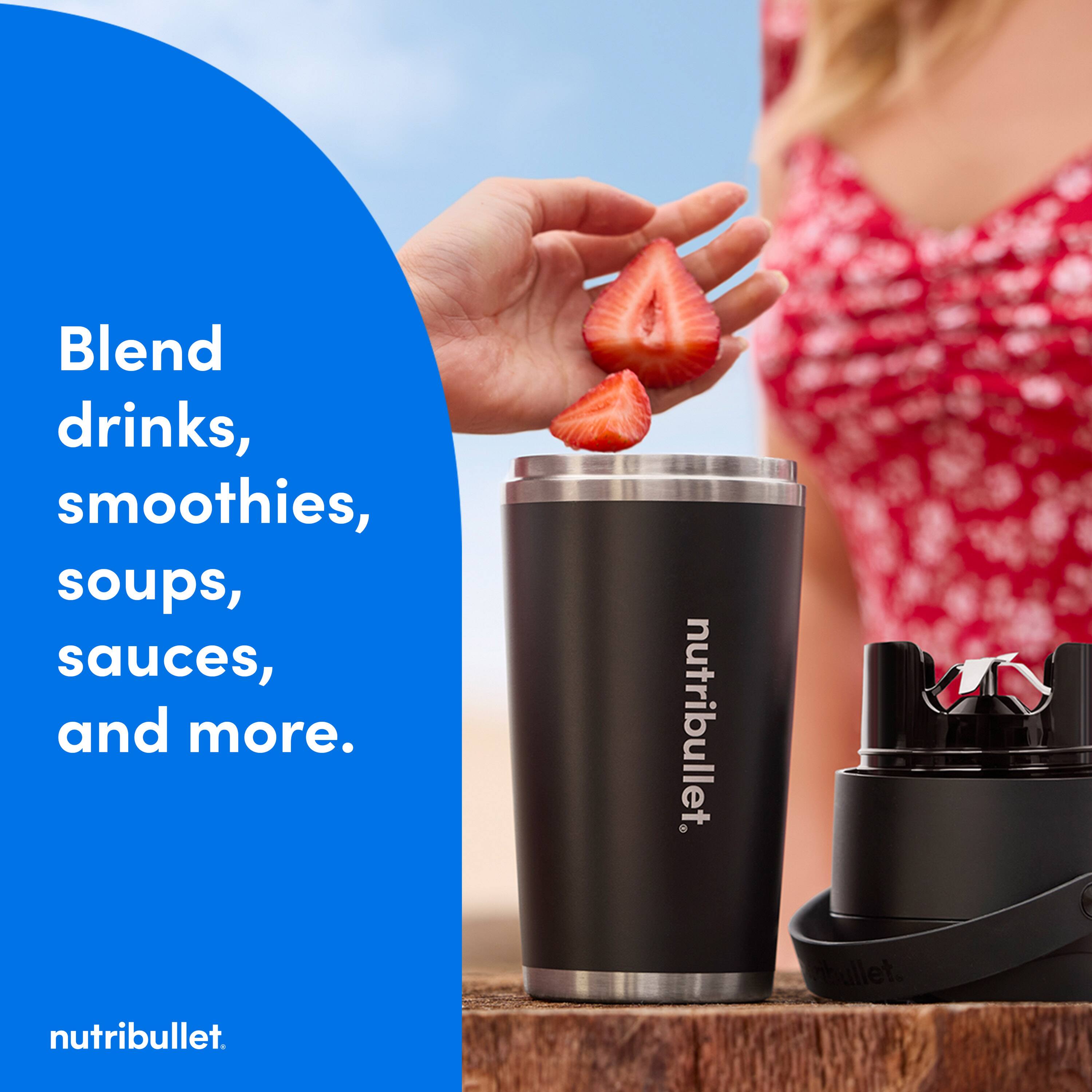 Blend drinks, smoothies, soups, sauces, and more. nutribullet.