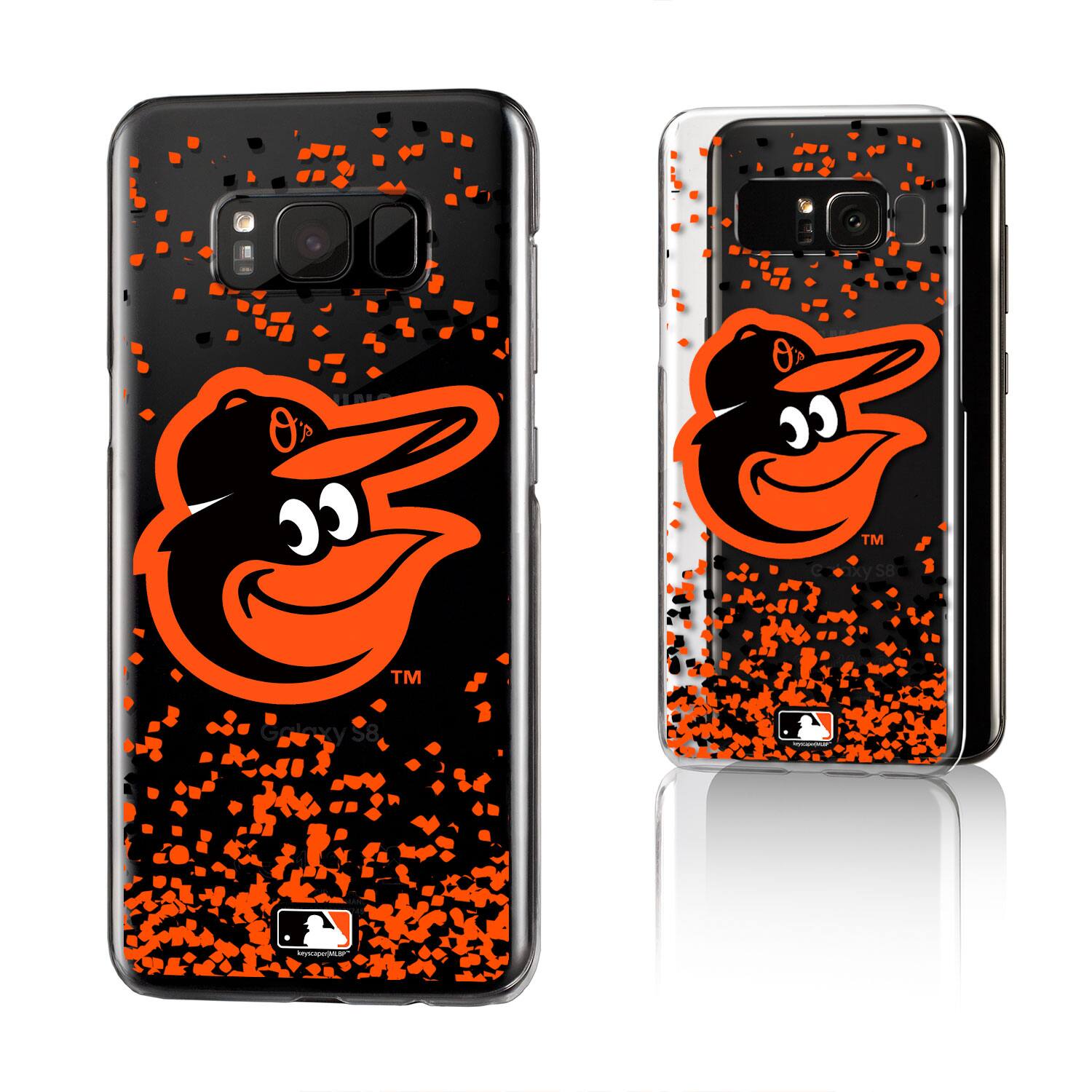 Keyscaper - MLB - Baltimore Orioles Galaxy S8 Confetti Design Clear Case - S22 - Multicolor price history on PriceWatchPro