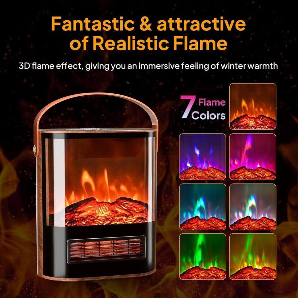 Fantastic & attractive of Realistic Flame

3D flame effect, giving you an immersive feeling of winter warmth

7 Flame Colors
