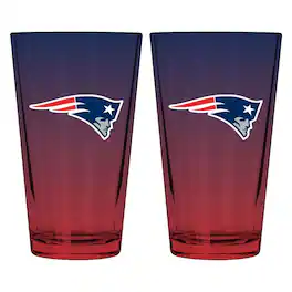 The Memory Company - Two-Pack 16oz. Ombre Pint Glass Set - Multicolor