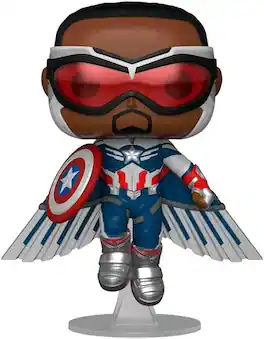 Funko - Marvel Falcon & Winter Soldier POP Vinyl Figure | Captain America - Blue