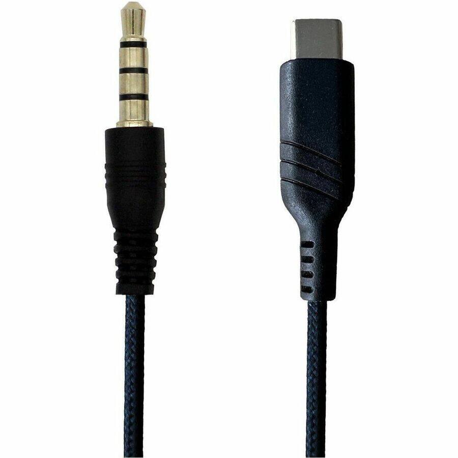Alt View 2. Avid - AVID AE-1M Earset - Stereo - USB Type C - Wired - 32 Ohm - 20 Hz to 20 kHz - Earbud - Binaural - In-ear - 5 ft Cable - Black.