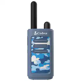 Cobra - HE150 B - Kid Friendly Walkie Talkies - 16-Mile Range, 2 Channels Two-Way Radio Set, (2-Pack) - Blue