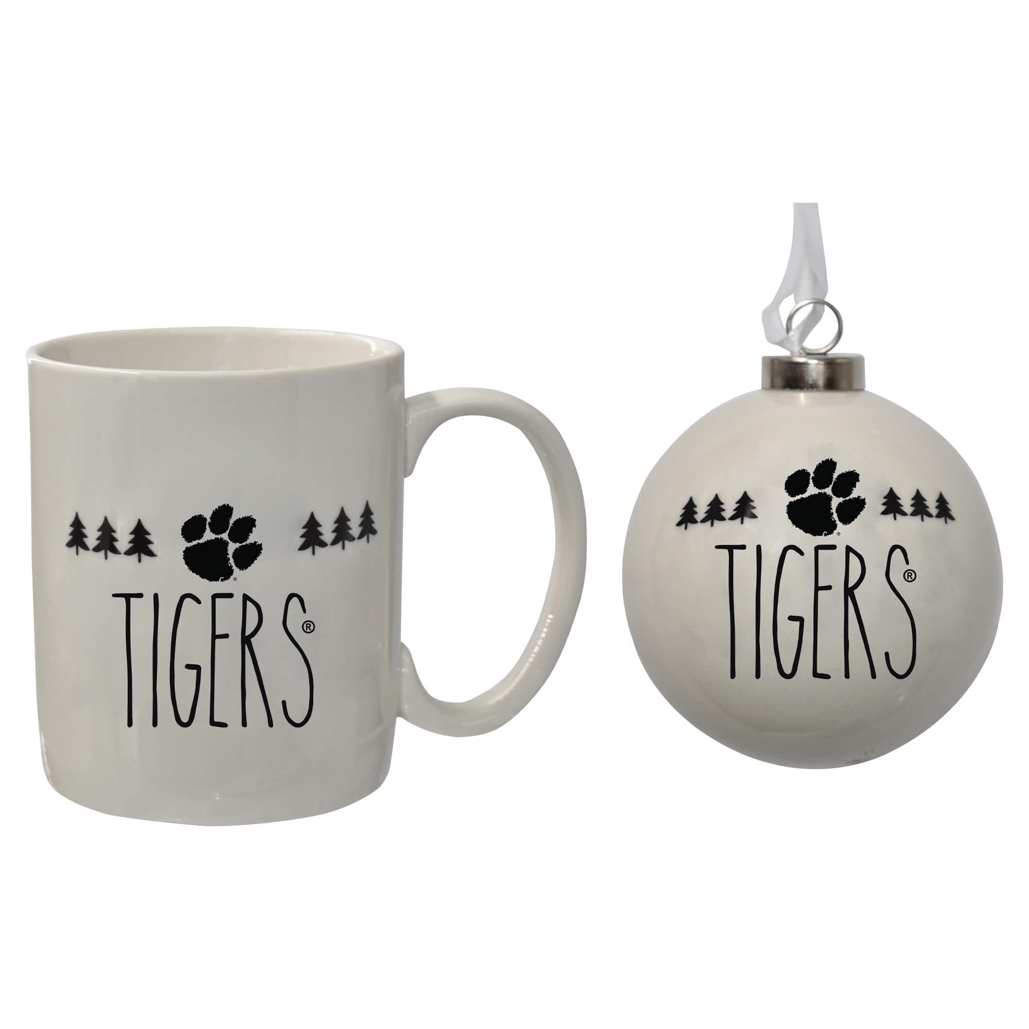 Action Racing - Clemson Tigers Holiday Ornament & Mug Set - Multicolor