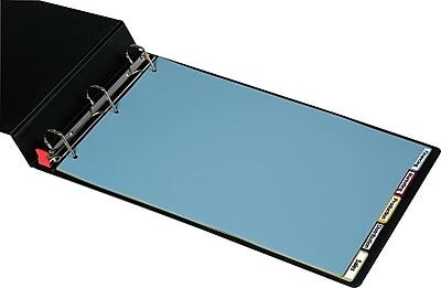 Alt View 1. Cardinal - Blank Dividers, 5-Tab Colors, Set - Assorted.