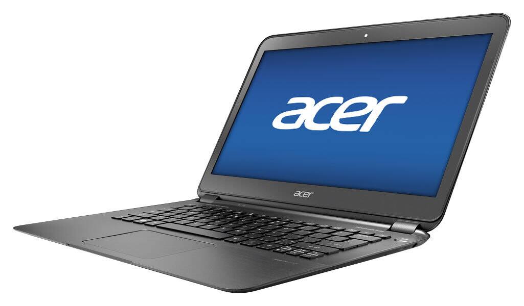 Angle Standard. Acer - Aspire 13.3" Laptop - 4GB Memory - 128GB Solid State Drive - Black.