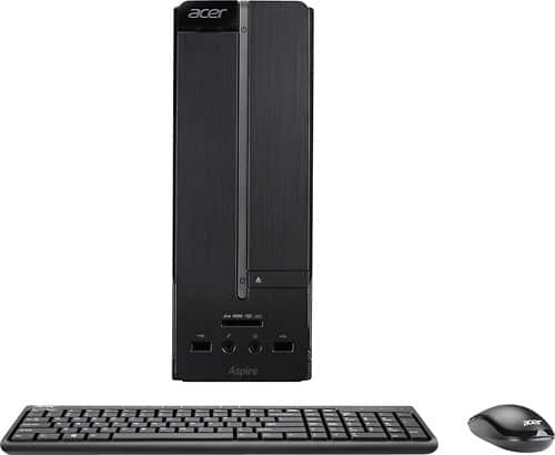 Front Standard. Acer - Desktop - 6GB Memory - 1TB Hard Drive.